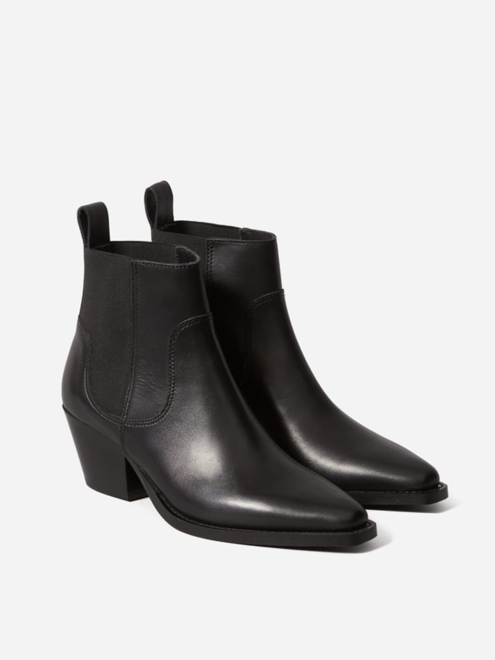Everlane The Western Boot Black Genuine Leather